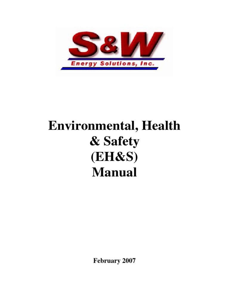 EHS Manual Overview and Policies | PDF | Medical Record | Scaffolding