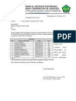 Surat rekomendasi MTs