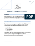 Basics of Project Planning