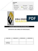 EEM-PLANT-SOP-01 Preventive Dan Corrective Maintenance