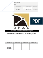 BPAC-PLANT-SOP-02 Pemeriksaan Mengganti Air Cleaner (Filter)