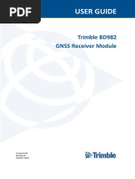 User Guide: Trimble BD982 GNSS Receiver Module