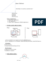 Introduction To Applications / Software: Stand Alone Application