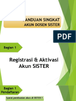 Panduan Singkat Akun Sister Dosen 31012019