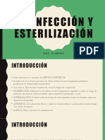Desinfección y esterilización: métodos y agentes químicos