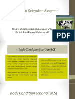 Penilaian Kelayakan Akseptor: DR - Drh.Wida Wahidah Mubarokah, MSC DR - Drh.Budi Purwo Widiarso, MP