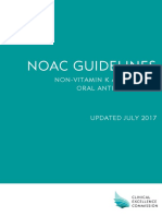 Noac Guidelines: Non-Vitamin K Antagonist Oral Anticoagulant