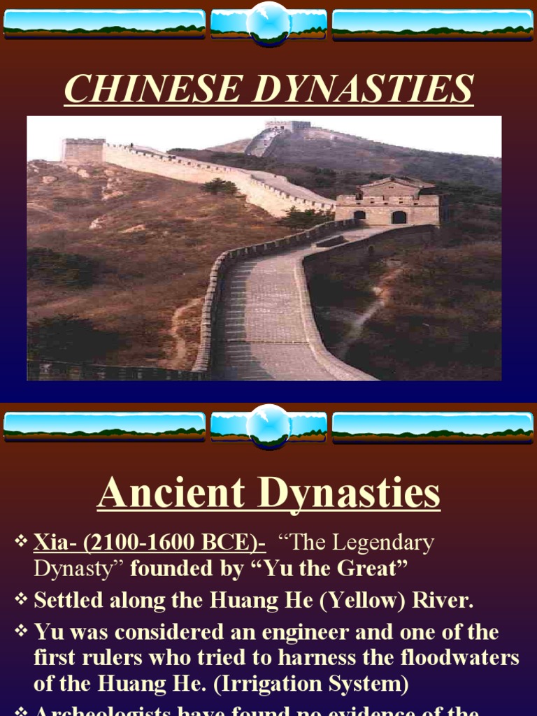 Overview of Ancient Chinese Dynasties | PDF | Social Science