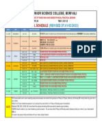 REVISED Practical Schedule