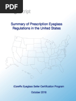 Prescription Eyeglass Regulations 2016 Update