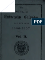 Trinity College Calendar 1906