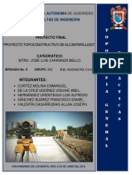 Proyecto Final - Proyecto Topoconstructivo de Alcantarillado.