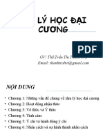 Bài Giảng Tâm Lý Học Đại Cương