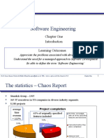 Software Engineering: Chapter One Learning Outcomes