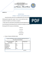 Activity 2 - Collection and Presentation of Data