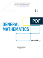 Module in Mathematics 17