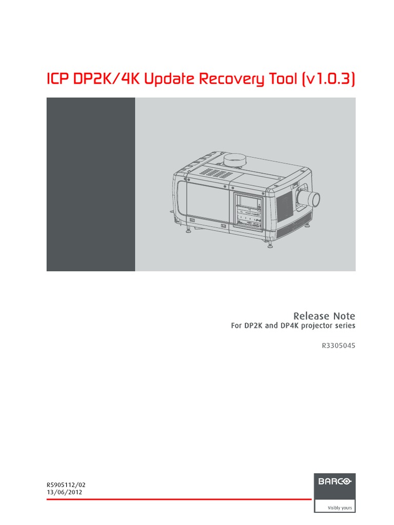 DP2K/4K Update Recovery Tool Guide | PDF | Booting | Zip (File Format)
