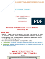 18 - On-Site Sanitation Treatment.: Engr. Majid Hussain