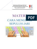 Materi Mengetik Sepuluh Jari