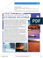 Extreme Weather: Australia: Geography Sos