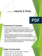 Topic 5c - Cable Ampacity & Sizing