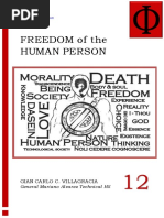 MODULE-8.1 Freedom of The Human Person