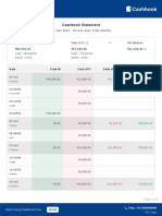 Cashbook Statement: 01 Nov 2021 - 23 Nov 2021 (This Month)