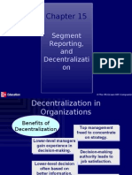 Segment Reporting, and Decentralizati On: ©the Mcgraw-Hill Companies, 2002