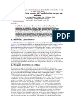 Synthèse Sur Le Nouveau Code Minier