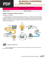 Business Simulation G12 Module 9 4th Quarter