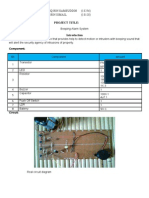 Beeping Alarm System (Analog Project)