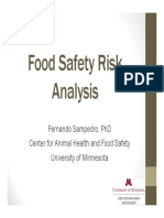 Food Safety Risk Analysis Fernando Sampedro LFAC 051314