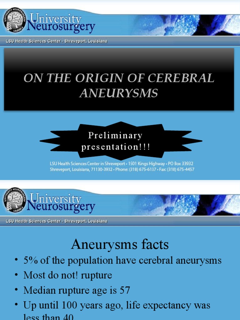 Screening For Cerebral Aneurysms Download Free PDF Matlab Fatigue