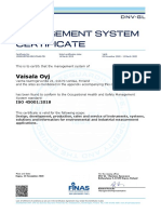 Vaisala Iso45001 Certificate Eng 2020