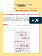 Ronnel Docog - Application Samples of Dimensional Analysis - BSME3A - Fluid Machineries