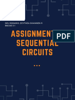 Assignment in Sequential Circuits: Del Rosario, Zcythea Shannen P. BSCOE 3-1