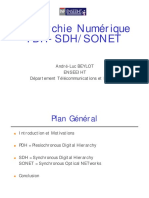 Hiérarchie Numérique Pdh-Sdh/Sonet: André-Luc BEYLOT Enseeiht Département Télécommunications Et Réseaux