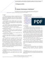 Standard Guide For Acoustic Emission System Performance Verification