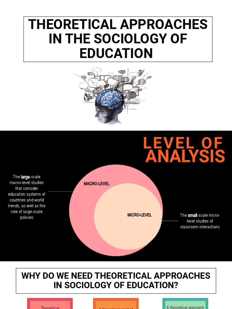 Theoretical Approaches in Education Sociology | PDF | Sociology | Émile  Durkheim