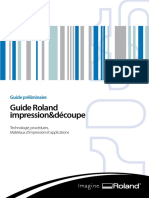 Roland-Guide impression et découpe