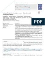 Reciprocal Communication of Pericoronary Adipose T