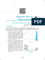 Cbse Class 10 Ncert Maths Book Introduction to Trigonometry Chapter 8