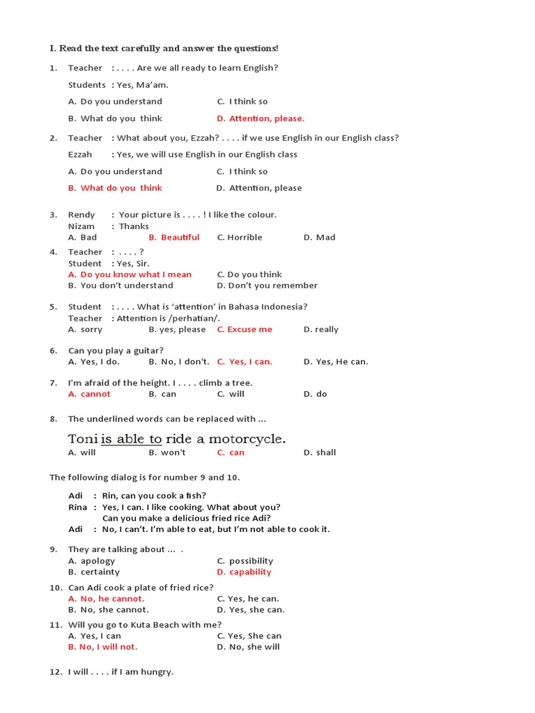 English Class Dialogue Exercises | PDF | Language Arts & Discipline ...