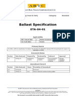 Ballast Specification: Discipline: Engineering (Track & Civil) Category: Standard