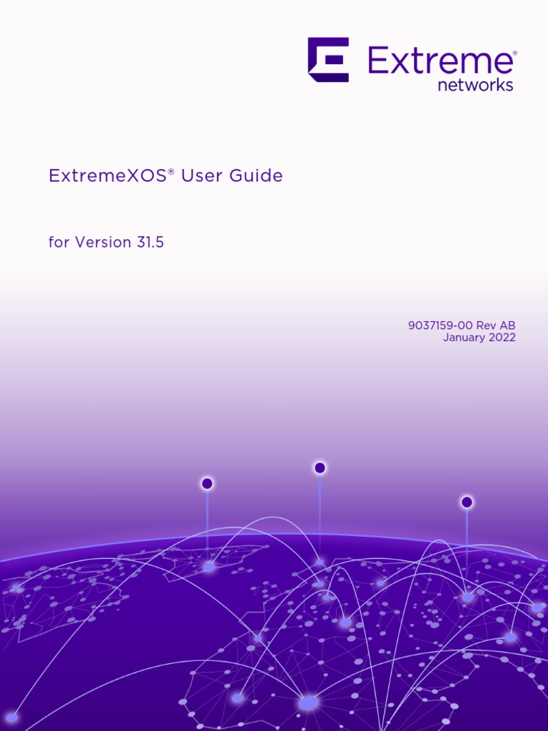 EXOS User Guide 31.5 | PDF | Ip Address | Computing