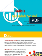 Analisis Masalah Sosial - Poltekesos