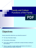 Family and Culture:: Functions of The Family