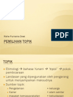 PB 10 Pemilihan Topik