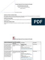 Planificacion Ciencias Naturales 8 Año Básico Mes de Mayo