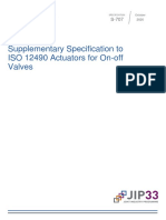 Supplementary Spec To ISO 12490 Actuators For On Off Valves S 707v2020 10